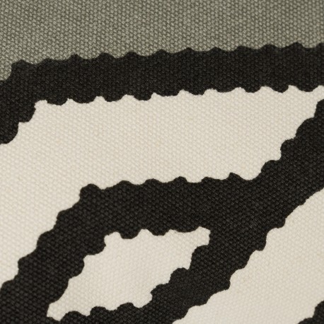 Cojín cuadrante algodón Diamante bicolor liso 45x45 - funda + relleno