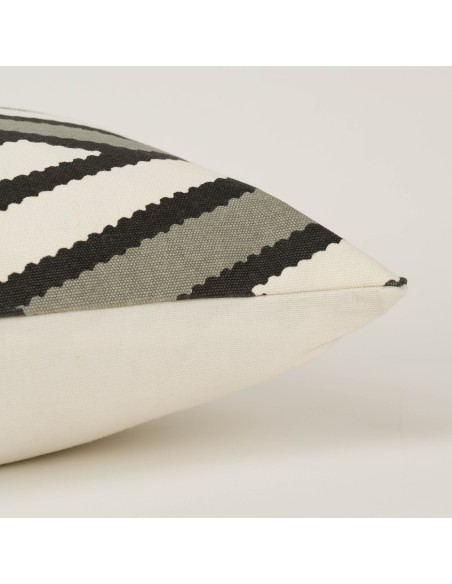 Cojín cuadrante algodón Diamante bicolor liso 45x45 - funda + relleno Cojín cuadrante algodón Diamante bicolor liso 45x45 - funda + relleno