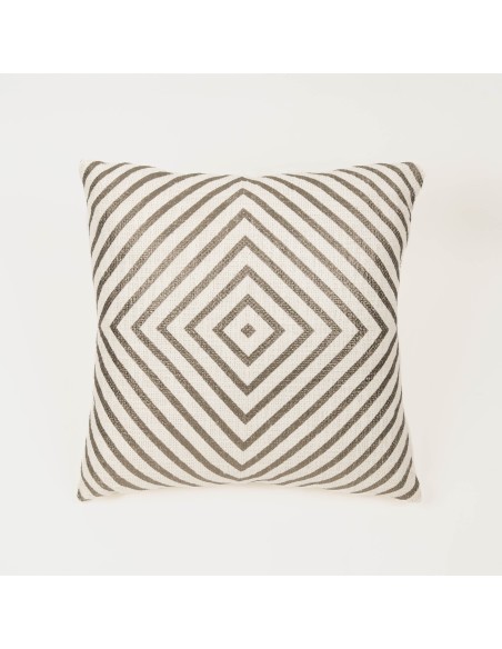 Cojín cuadrante algodón Diamante liso 45x45 - funda + relleno Cojín cuadrante algodón Diamante liso 45x45 - funda + relleno