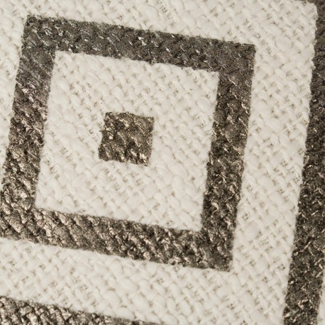 Cojín cuadrante algodón Diamante liso 45x45 - funda + relleno