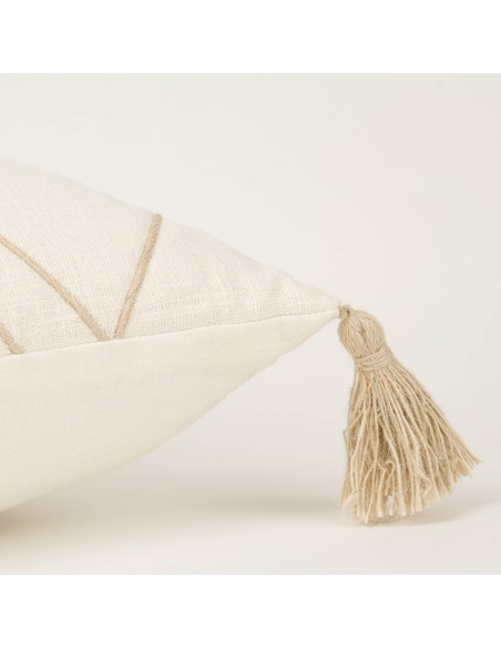 Cojín cuadrante algodón Zig liso 45x45 - funda + relleno Cojín cuadrante algodón Zig liso 45x45 - funda + relleno