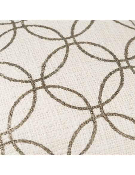 Cojín cuadrante algodón Circulo liso 45x45 - funda + relleno Cojín cuadrante algodón Circulo liso 45x45 - funda + relleno