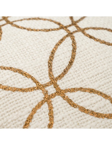 Cojín cuadrante algodón Circulo liso 45x45 - funda + relleno Cojín cuadrante algodón Circulo liso 45x45 - funda + relleno