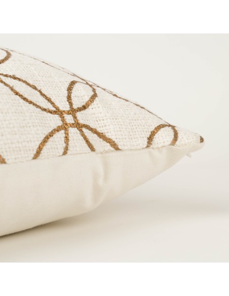 Cojín cuadrante algodón Circulo liso 45x45 - funda + relleno Cojín cuadrante algodón Circulo liso 45x45 - funda + relleno