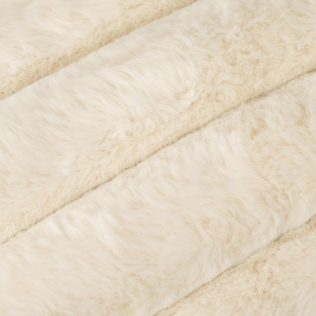 Cojín cuadrante efecto pelo Raya liso 50x50 - funda + rellleno