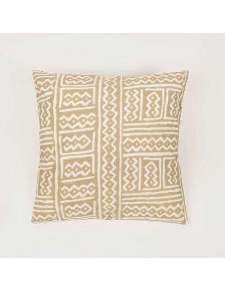 Cojín cuadrante antimanchas Vinuesa arena 50x50 - funda + relleno Cojín cuadrante antimanchas Vinuesa arena 50x50 - funda + relleno