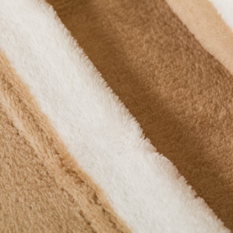 Juego de sábanas coralina Raya Vinia arena