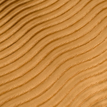 Cojín cuadrante New Ondas terciopelo liso 50x50 - funda + relleno