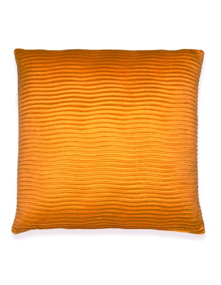 Cojín cuadrante New Ondas terciopelo liso 50x50 - funda + relleno Cojín cuadrante New Ondas terciopelo liso 50x50 - funda + relleno