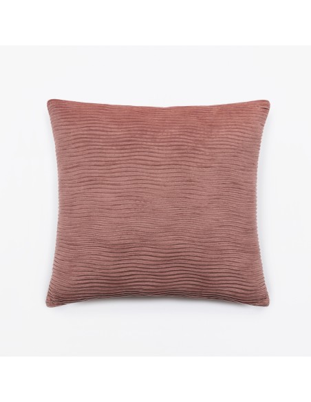 Cojín cuadrante New Ondas terciopelo liso 50x50 - funda + relleno Cojín cuadrante New Ondas terciopelo liso 50x50 - funda + relleno