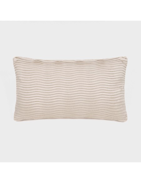 Cojín rectangular 30x50 New Ondas terciopelo liso - funda + relleno Cojín rectangular 30x50 New Ondas terciopelo liso - funda + relleno