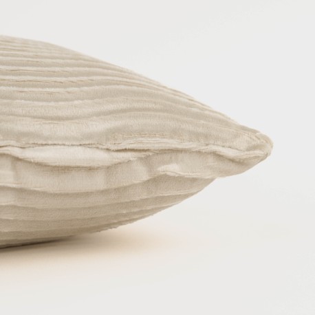 Cojín rectangular 30x50 New Ondas terciopelo liso - funda + relleno