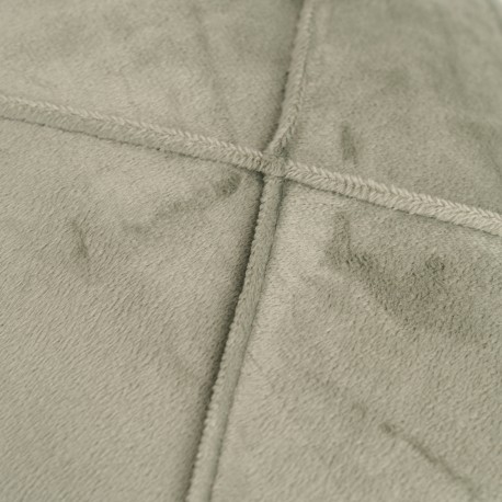 Cojín cuadrante New Rombo terciopelo liso 50x50 - funda + relleno