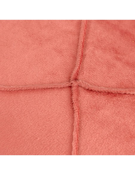 Cojín cuadrante New Rombo terciopelo liso 50x50 - funda + relleno