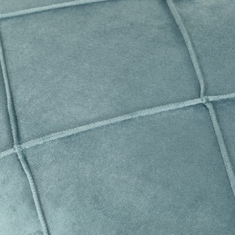 Cojín cuadrante New Rombo terciopelo liso 50x50 - funda + relleno