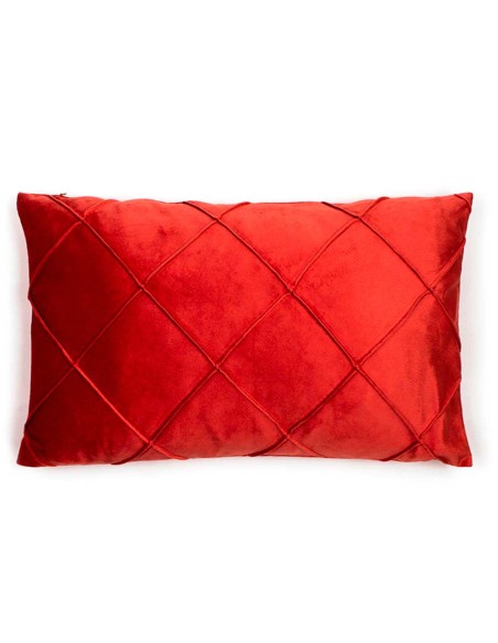 Cojín rectangular 30x50 New Rombo terciopelo liso - funda + relleno Cojín rectangular 30x50 New Rombo terciopelo liso - funda + relleno