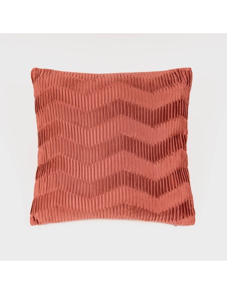 Cojín cuadrante New Traza terciopelo liso 50x50 - funda + relleno Cojín cuadrante New Traza terciopelo liso 50x50 - funda + relleno