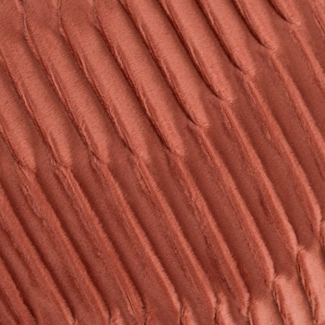 Cojín cuadrante New Traza terciopelo liso 50x50 - funda + relleno