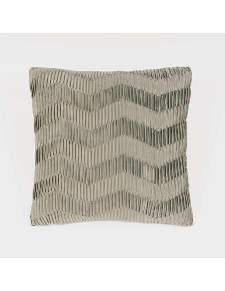 Cojín cuadrante New Traza terciopelo liso 50x50 - funda + relleno Cojín cuadrante New Traza terciopelo liso 50x50 - funda + relleno