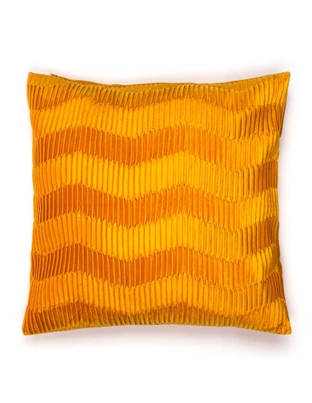 Cojín cuadrante New Traza terciopelo liso 50x50 - funda + relleno Cojín cuadrante New Traza terciopelo liso 50x50 - funda + relleno