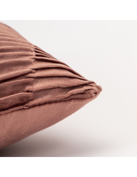 Cojín cuadrante New Traza terciopelo liso 50x50 - funda + relleno Cojín cuadrante New Traza terciopelo liso 50x50 - funda + relleno