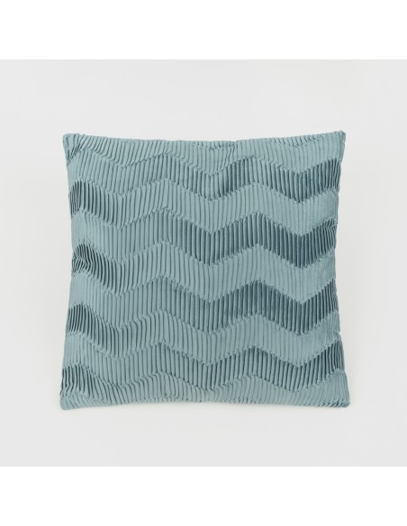 Cojín cuadrante New Traza terciopelo liso 50x50 - funda + relleno Cojín cuadrante New Traza terciopelo liso 50x50 - funda + relleno