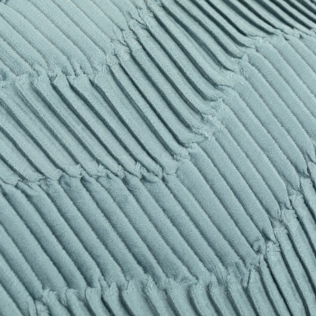 Cojín cuadrante New Traza terciopelo liso 50x50 - funda + relleno