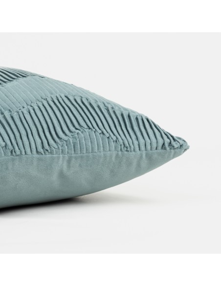 Cojín cuadrante New Traza terciopelo liso 50x50 - funda + relleno Cojín cuadrante New Traza terciopelo liso 50x50 - funda + relleno