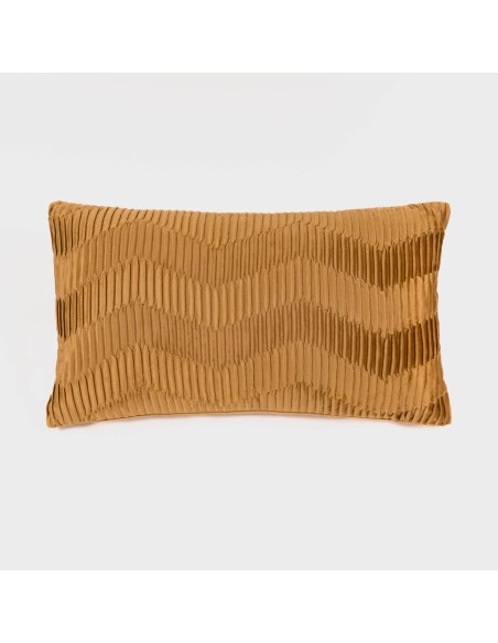 Cojín rectangular 30x50 New Traza terciopelo liso - funda + relleno