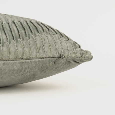 Cojín rectangular 30x50 New Traza terciopelo liso - funda + relleno
