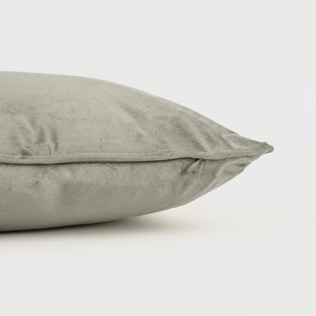 Cojín cuadrante New terciopelo liso - funda + relleno