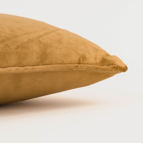 Cojín cuadrante New terciopelo liso - funda + relleno