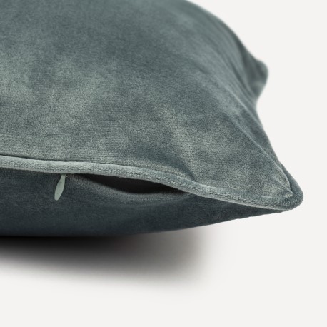 Cojín cuadrante New terciopelo liso - funda + relleno