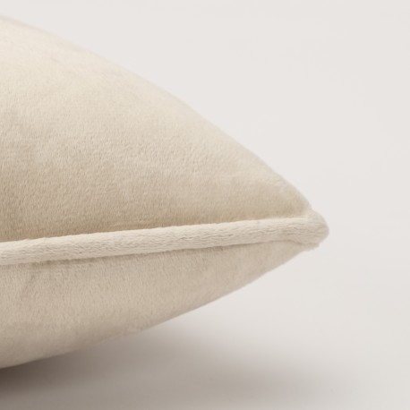 Cojín rectangular 30x50 New terciopelo liso - funda + relleno