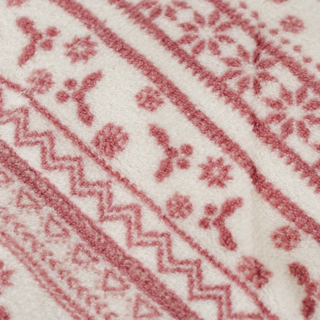 Manta sherpa Candy malva rosa