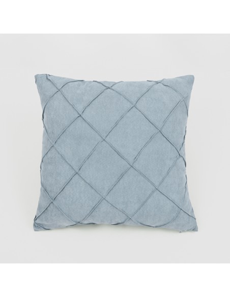 Cojín cuadrante New Rombo ante liso 50x50 - funda + relleno Cojín cuadrante New Rombo ante liso 50x50 - funda + relleno