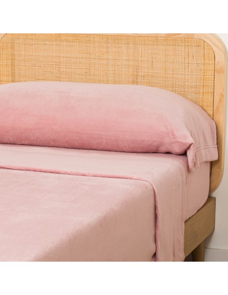 Juego de sábanas coralina lisas