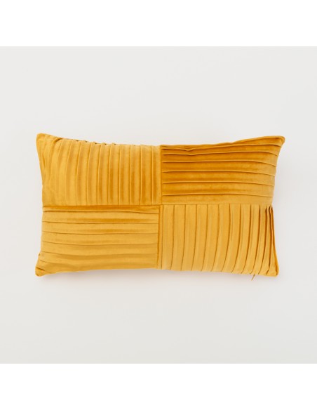 Cojín rectangular 30x50 New Cuadros terciopelo liso - funda + relleno Cojín rectangular 30x50 New Cuadros terciopelo liso - funda + relleno