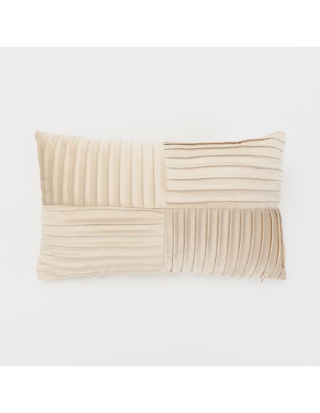 Cojín rectangular 30x50 New Cuadros terciopelo liso - funda + relleno Cojín rectangular 30x50 New Cuadros terciopelo liso - funda + relleno