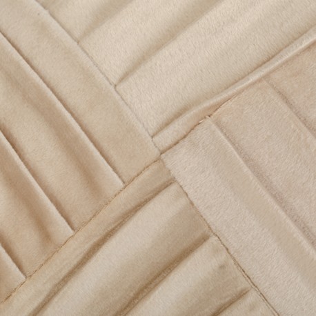 Cojín rectangular 30x50 New Cuadros terciopelo liso - funda + relleno