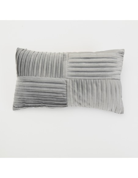 Cojín rectangular 30x50 New Cuadros terciopelo liso - funda + relleno Cojín rectangular 30x50 New Cuadros terciopelo liso - funda + relleno