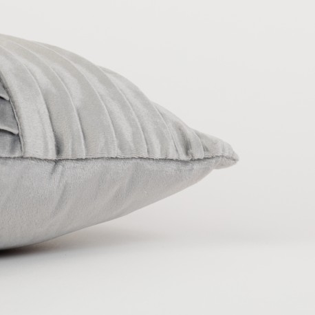 Cojín rectangular 30x50 New Cuadros terciopelo liso - funda + relleno