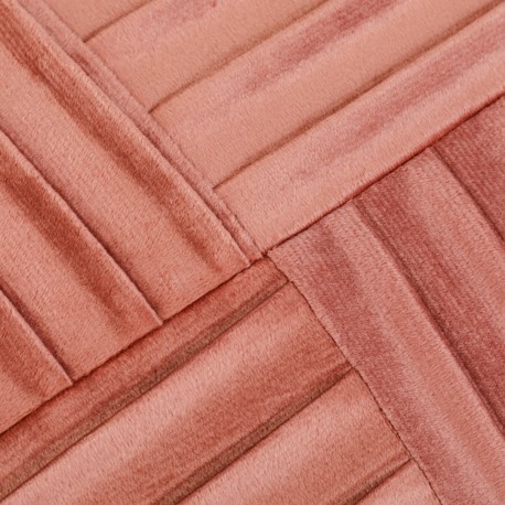 Cojín rectangular 30x50 New Cuadros terciopelo liso - funda + relleno