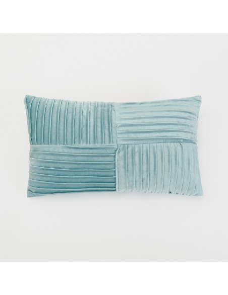 Cojín rectangular 30x50 New Cuadros terciopelo liso - funda + relleno Cojín rectangular 30x50 New Cuadros terciopelo liso - funda + relleno