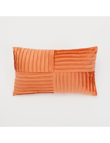 Cojín rectangular 30x50 New Cuadros terciopelo liso - funda + relleno Cojín rectangular 30x50 New Cuadros terciopelo liso - funda + relleno