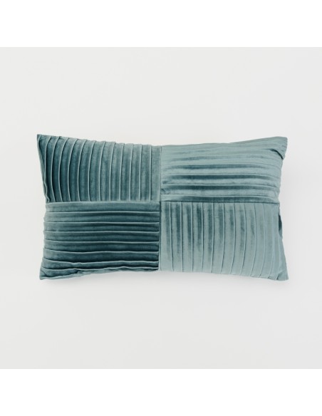 Cojín rectangular 30x50 New Cuadros terciopelo liso - funda + relleno Cojín rectangular 30x50 New Cuadros terciopelo liso - funda + relleno