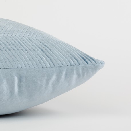 Cojín cuadrante New Hungria terciopelo liso 50x50 - funda + relleno