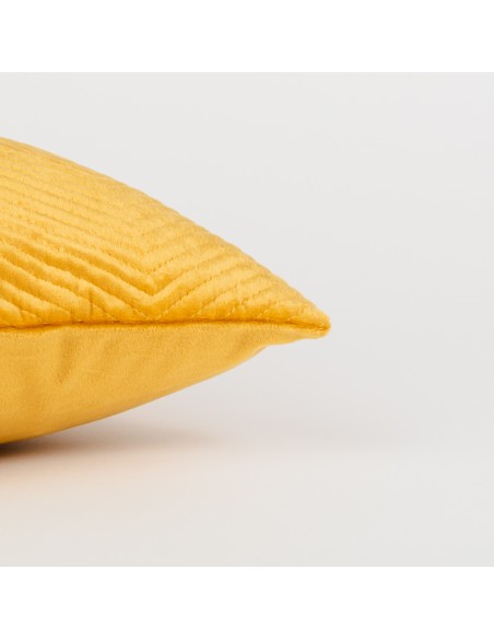 Cojín cuadrante New Hungria terciopelo liso 50x50 - funda + relleno Cojín cuadrante New Hungria terciopelo liso 50x50 - funda + relleno