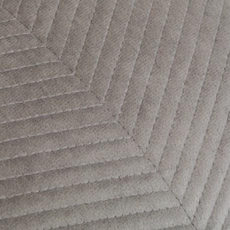 Cojín cuadrante New Hungria terciopelo liso 50x50 - funda + relleno