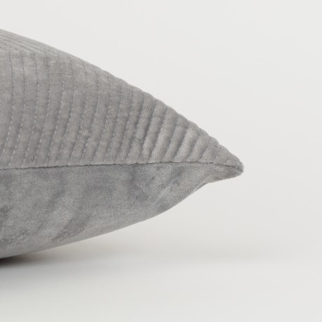 Cojín cuadrante New Hungria terciopelo liso 50x50 - funda + relleno